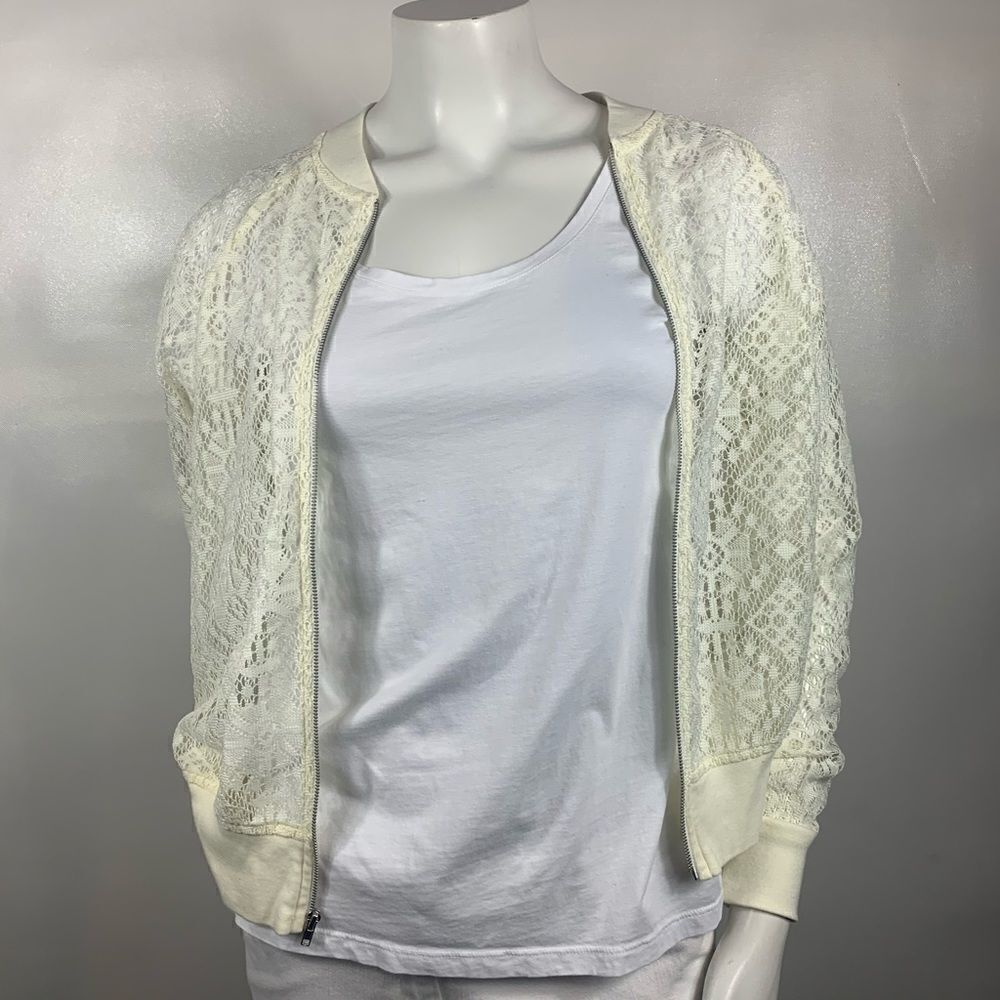 3For$20 No Boundaries Crochet ZIP Up Jacket size M